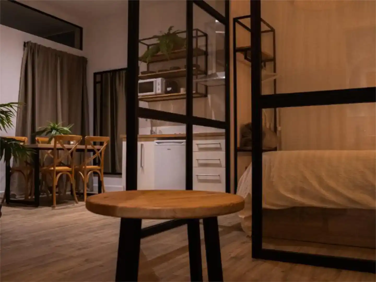 Schlafzimmer von Loft zur Miete in El Puerto de Santa María mit Klimaanlage