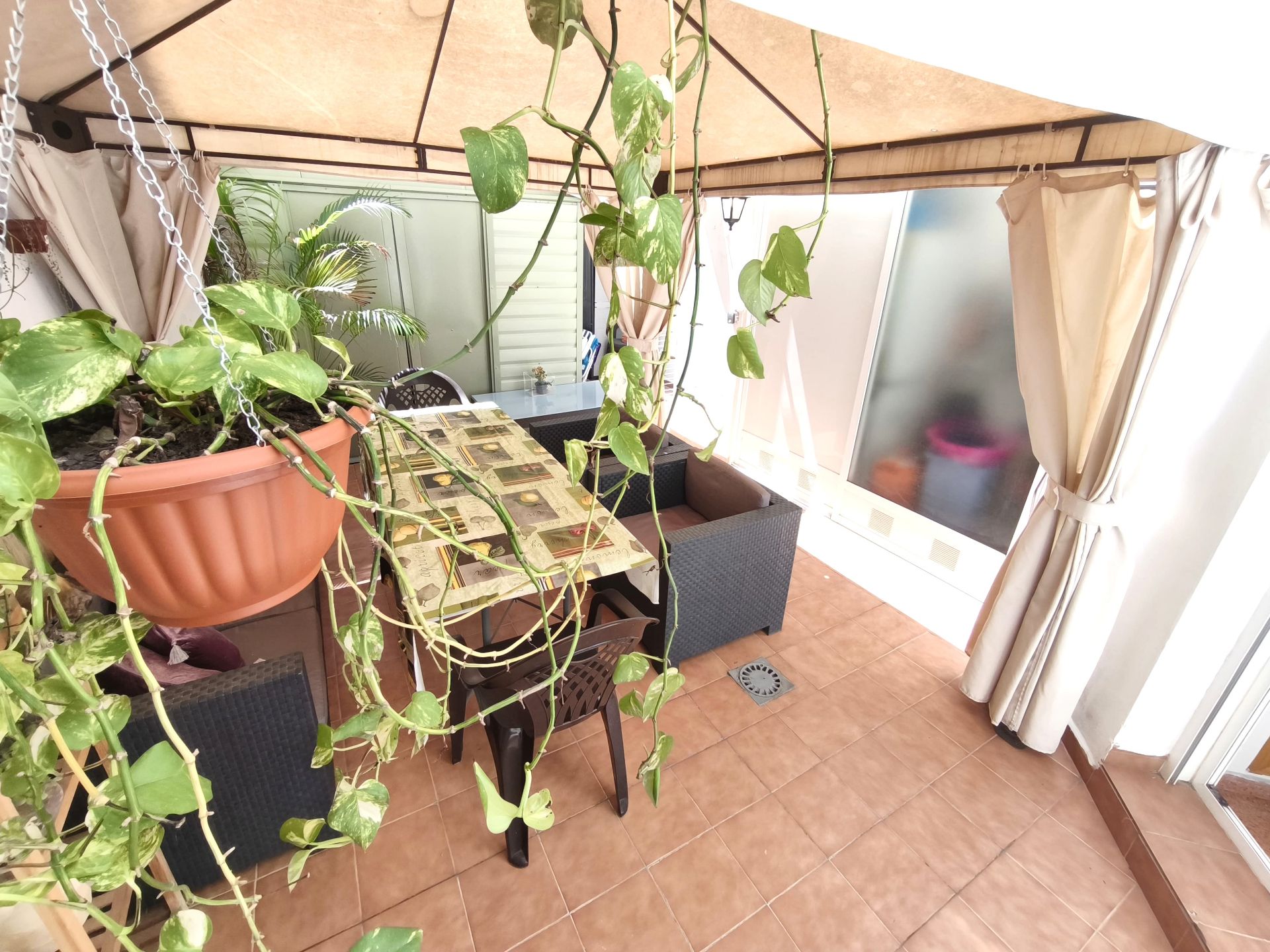 Terrace of Flat for sale in Alicante / Alacant  with Air Conditioner, Storage room and Furnished