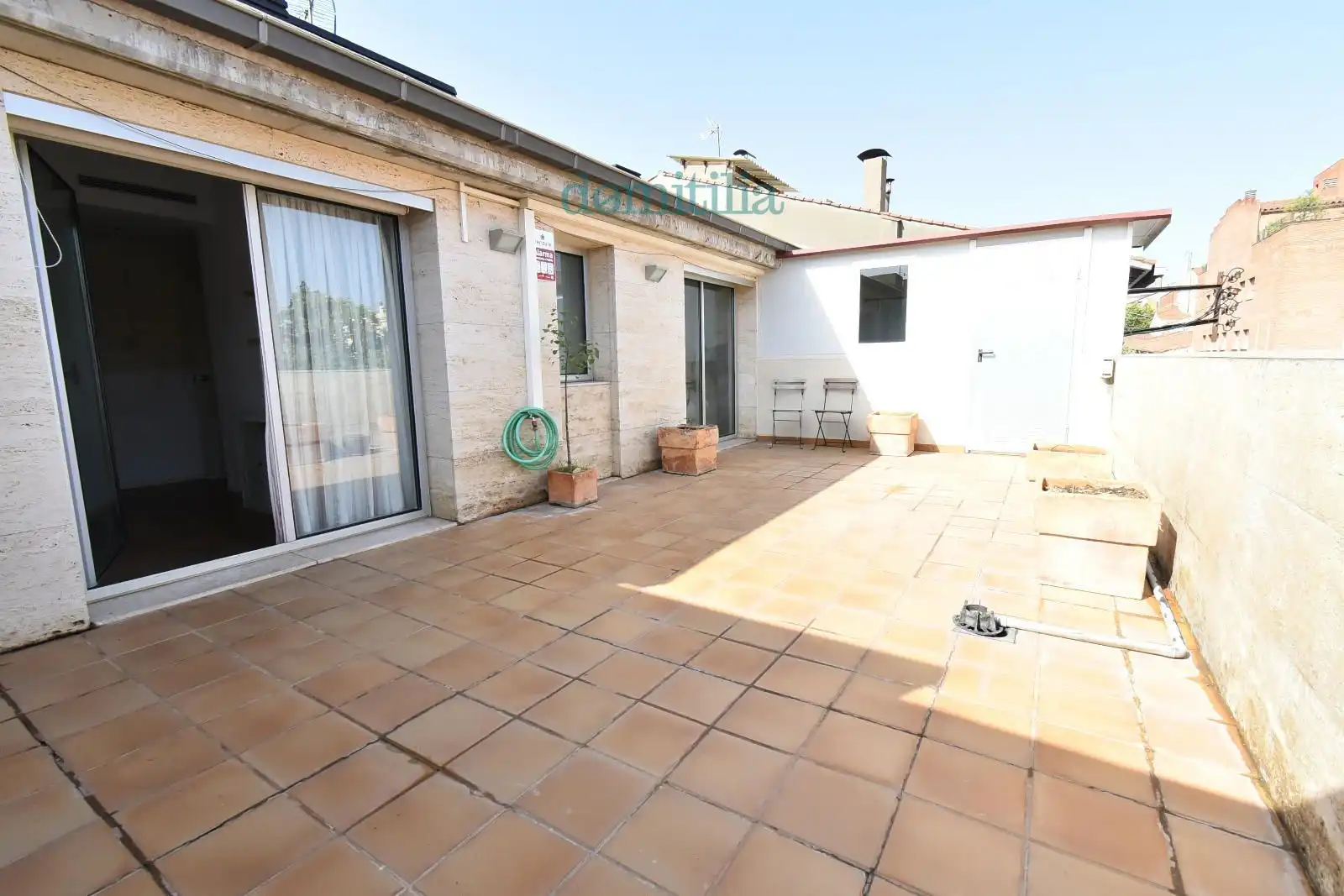 Terraza de Dúplex de alquiler en Sabadell con Aire acondicionado, Calefacción y Terraza