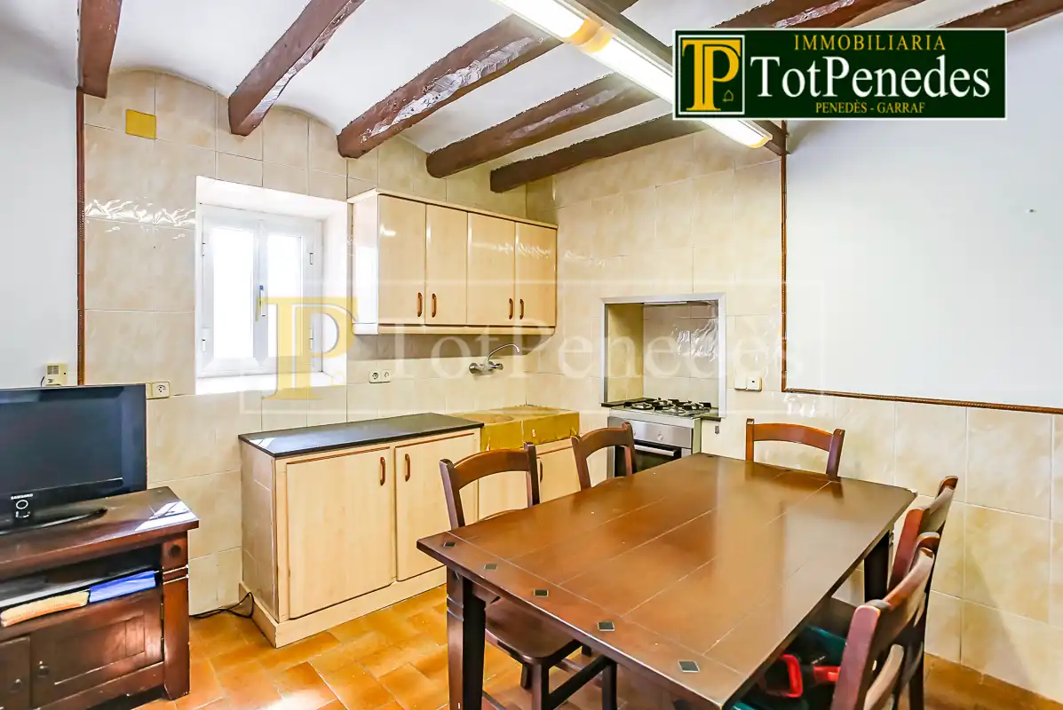 Cocina de Finca rústica en venta en Sant Martí Sarroca con Jardín privado, Trastero y Lavadora