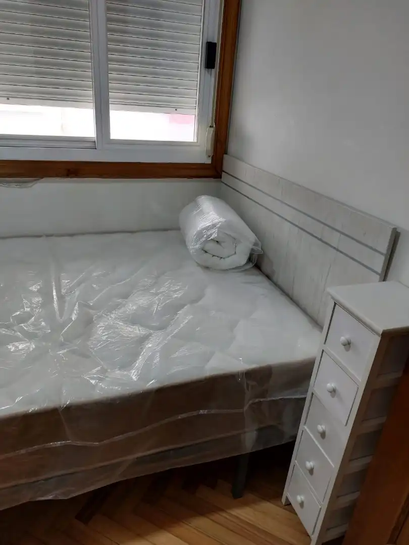 Bedroom of Flat for rent in Santiago de Compostela   with Heating, Furnished and Oven
