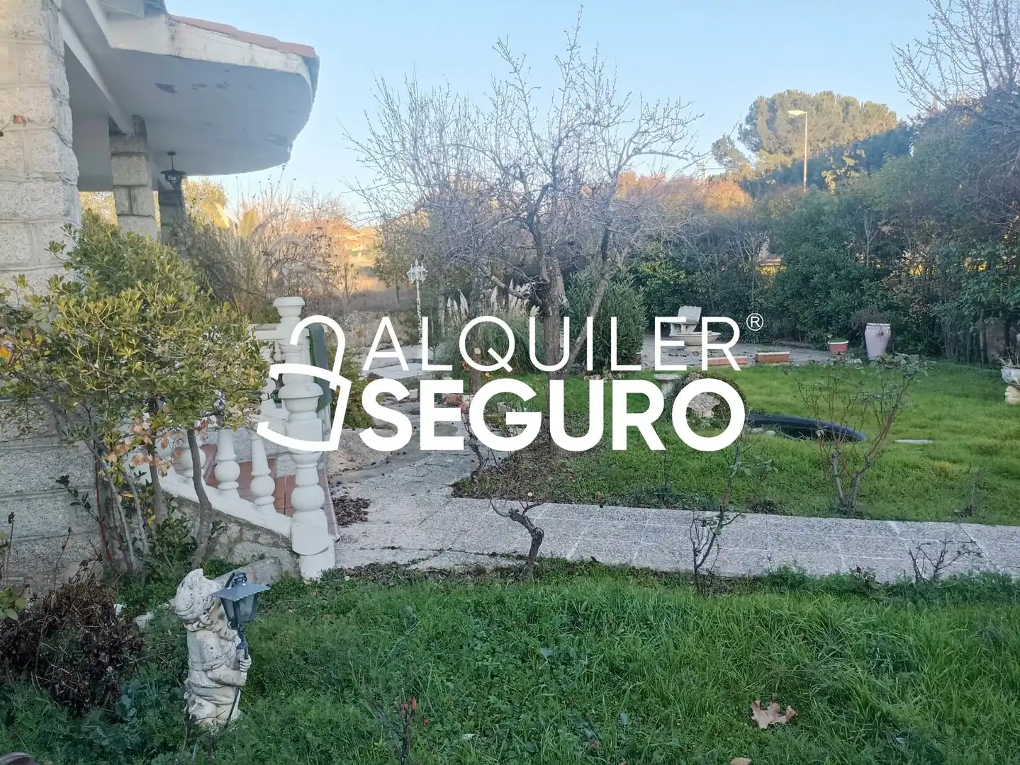 Garden of Houses for rent in Cadalso de los Vidrios  with Heating, Terrace and Furnished