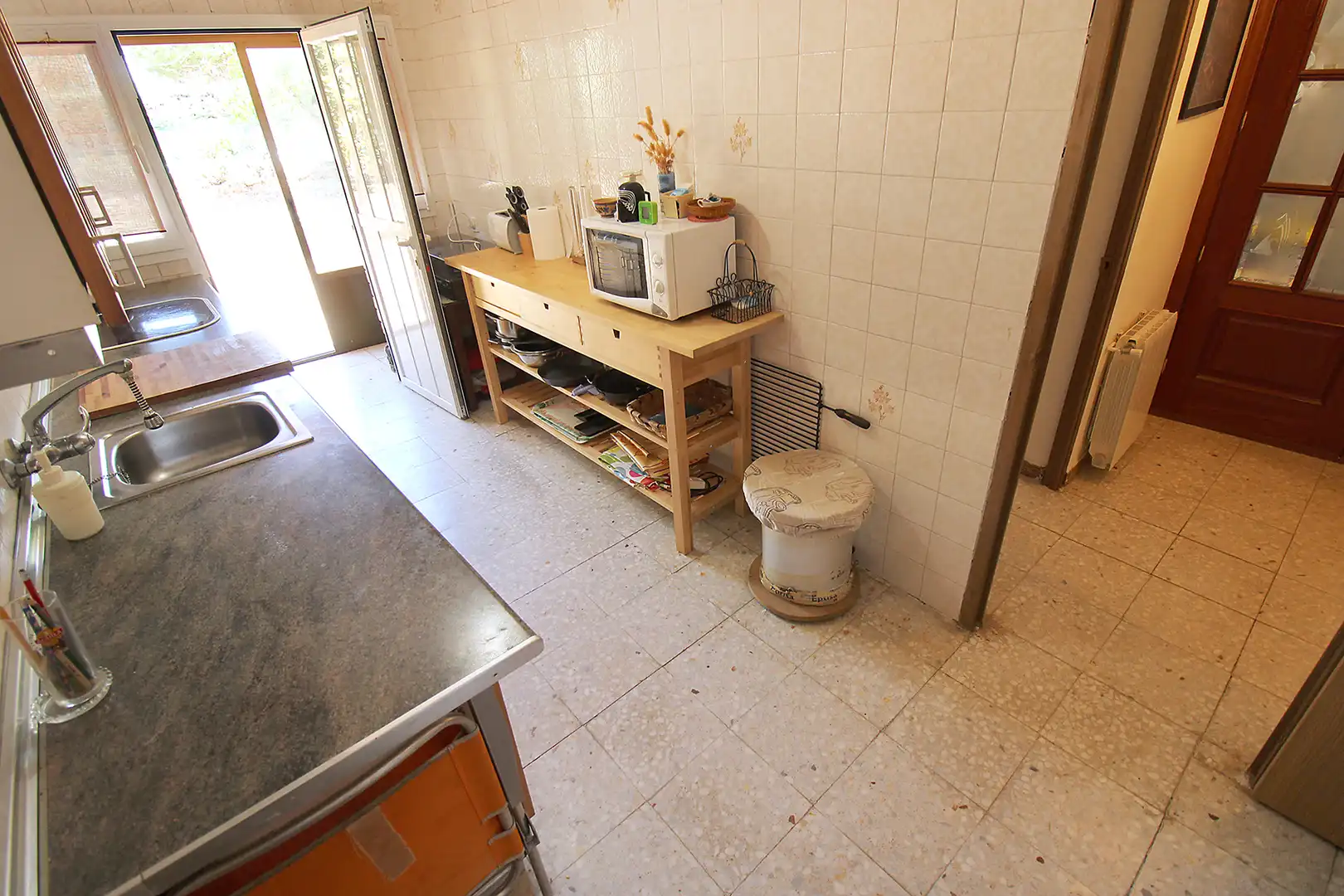 Cuina de Casa o xalet en venda en Uceda amb Calefacció, Jardí privat i Parquet