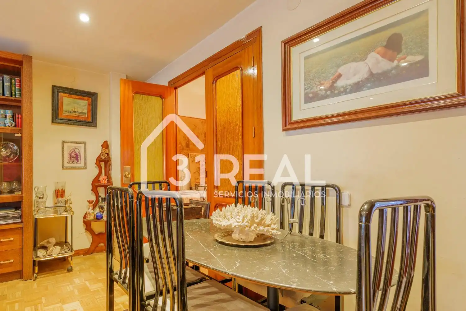 Bedroom of Flat for sale in Madrid  with Air Conditioner, Heating and Parquet flooring