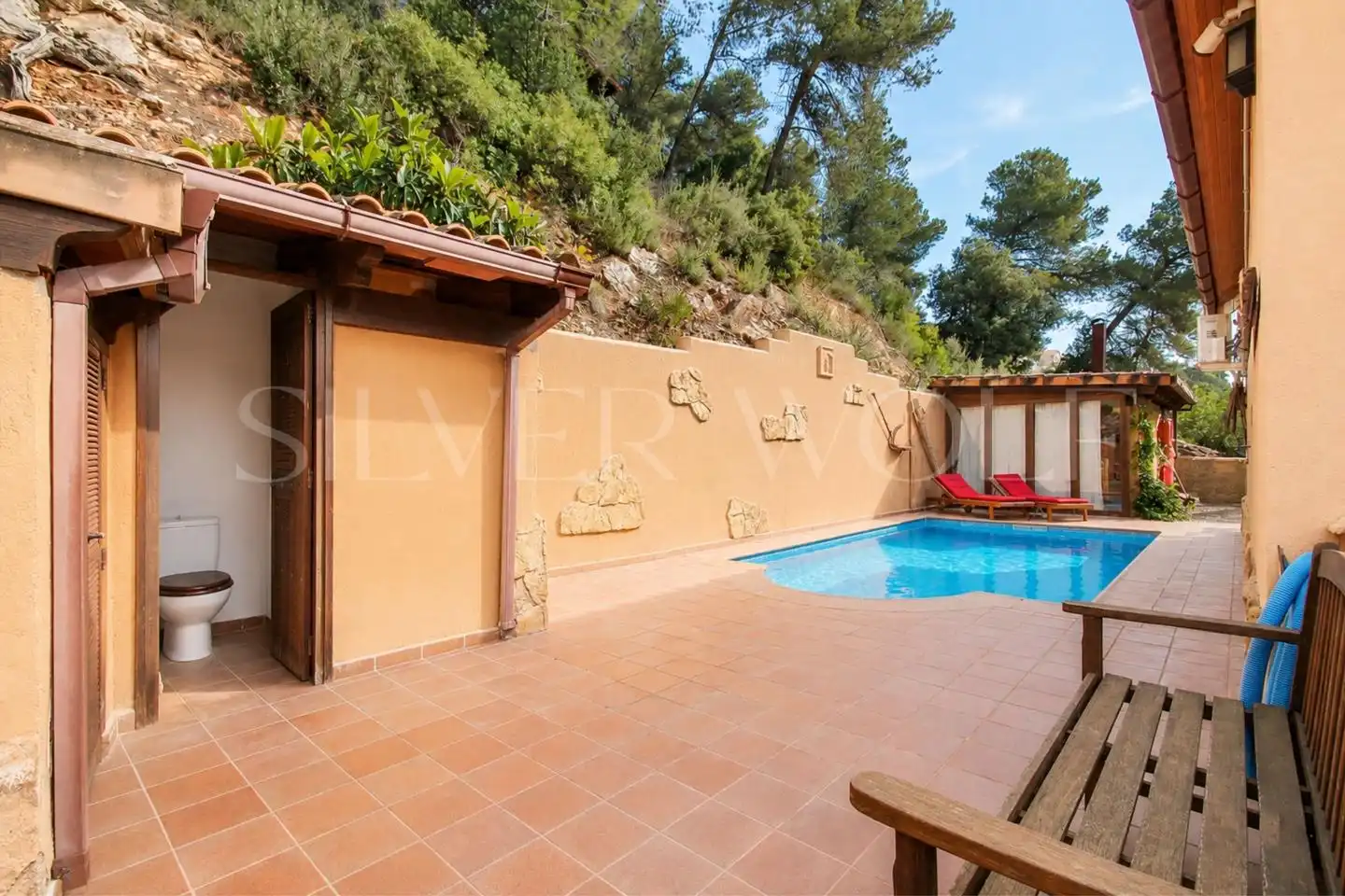 Terraza de Casa o chalet en venta en Vallirana con Aire acondicionado, Calefacción y Jardín privado
