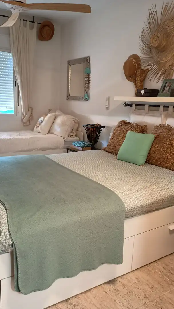 Dormitori de Apartament de lloguer en Jávea / Xàbia amb Aire condicionat, Calefacció i Terrassa