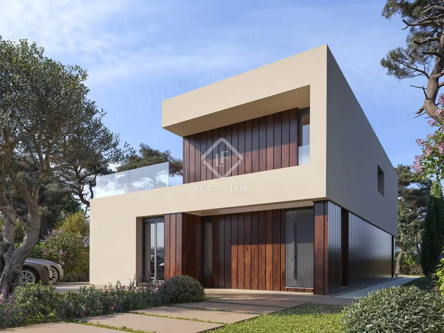Vista exterior de Casa o chalet en venta en Godella con Aire acondicionado, Calefacción y Terraza