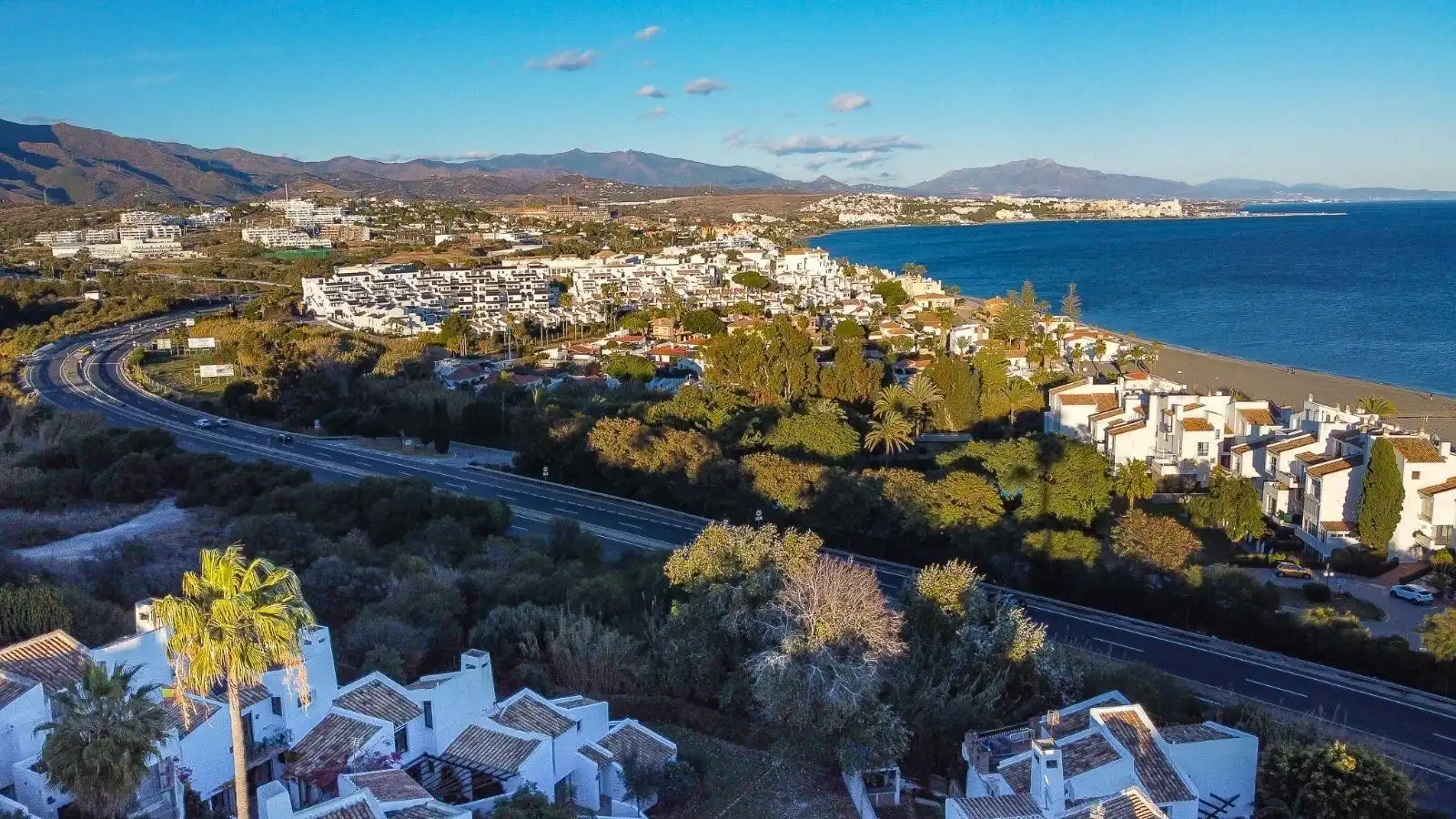 Exterior view of Detached homes for sale in Estepona  with Air Conditioner, Heating and Terrace