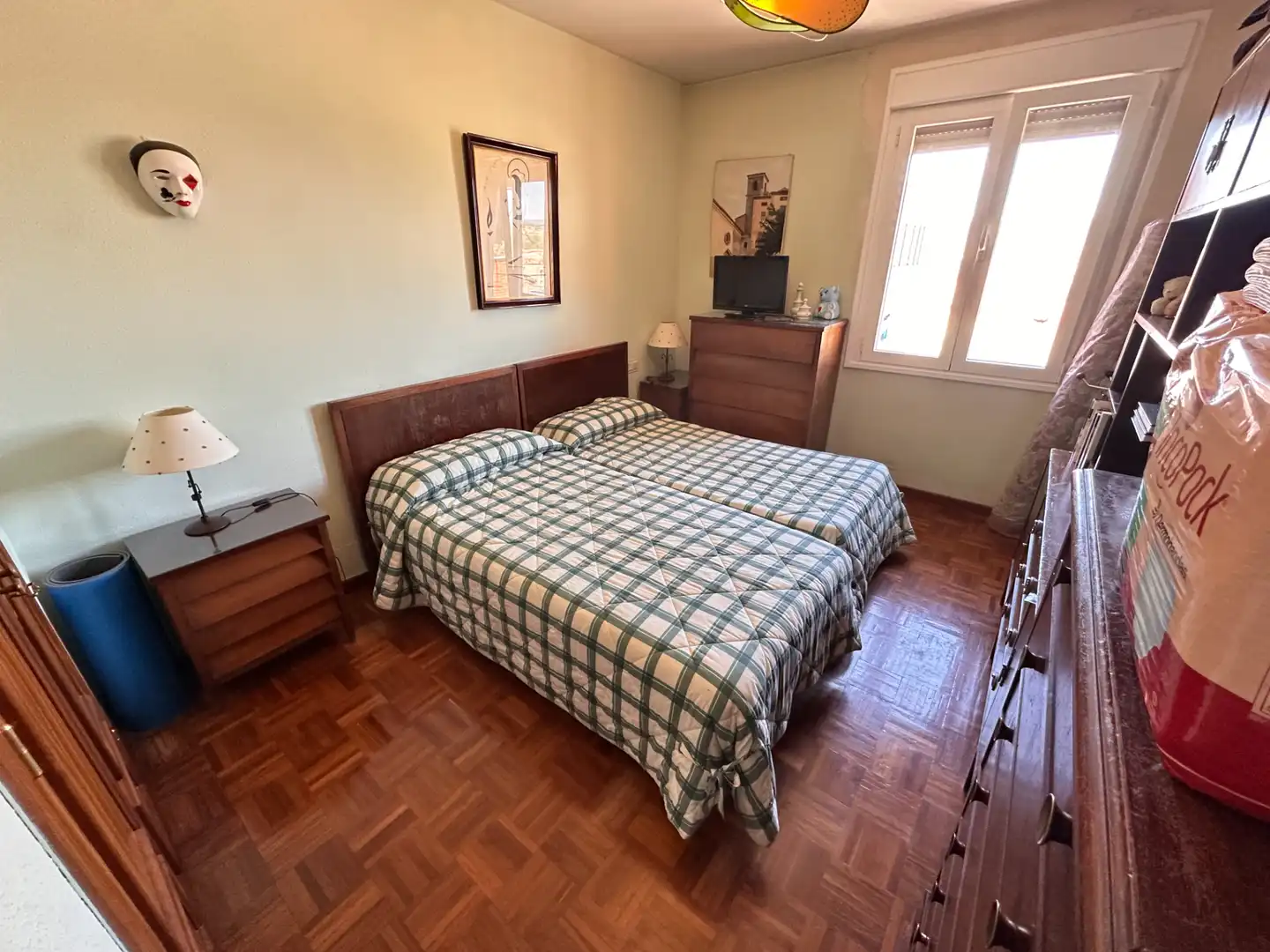 Schlafzimmer von Wohnung zum Verkauf in Cuenca mit Heizung, Parkett und Terrasse