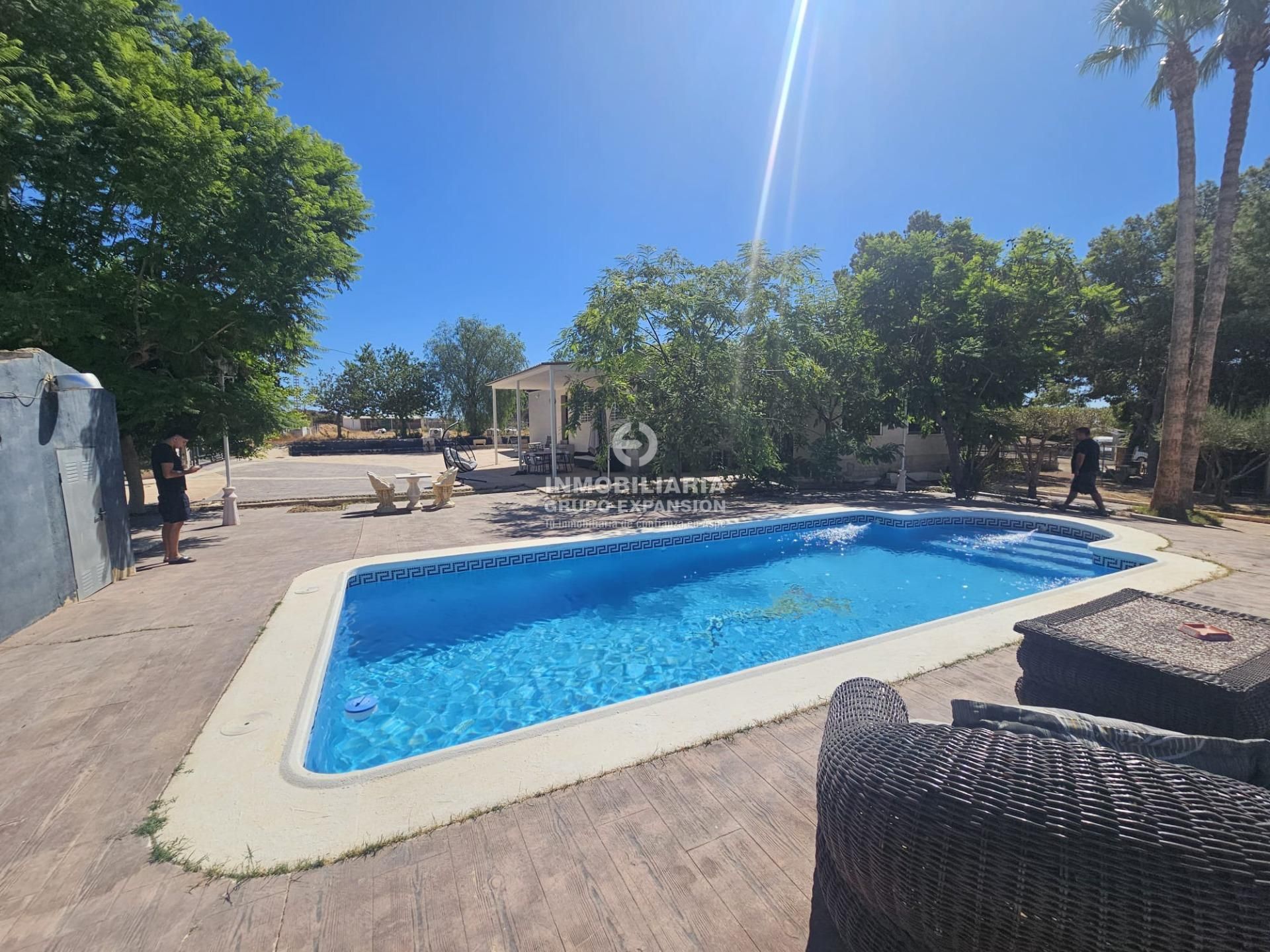 Vista exterior de Casa o xalet en venda en Elche / Elx amb Aire condicionat, Calefacció i Jardí privat