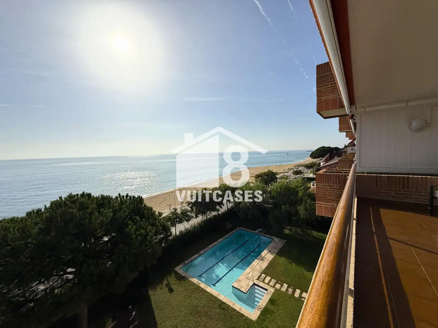Exterior view of Flat for sale in Sant Vicenç de Montalt  with Heating, Private garden and Terrace