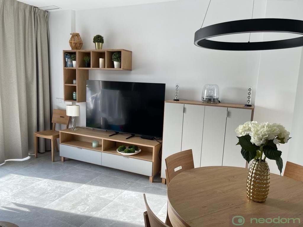 Living room of Flat for sale in Finestrat  with Air Conditioner, Terrace and Swimming Pool