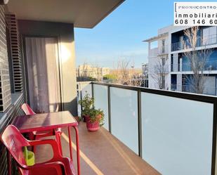 Balcony of Flat for sale in Zuera  with Heating, Private garden and Parquet flooring