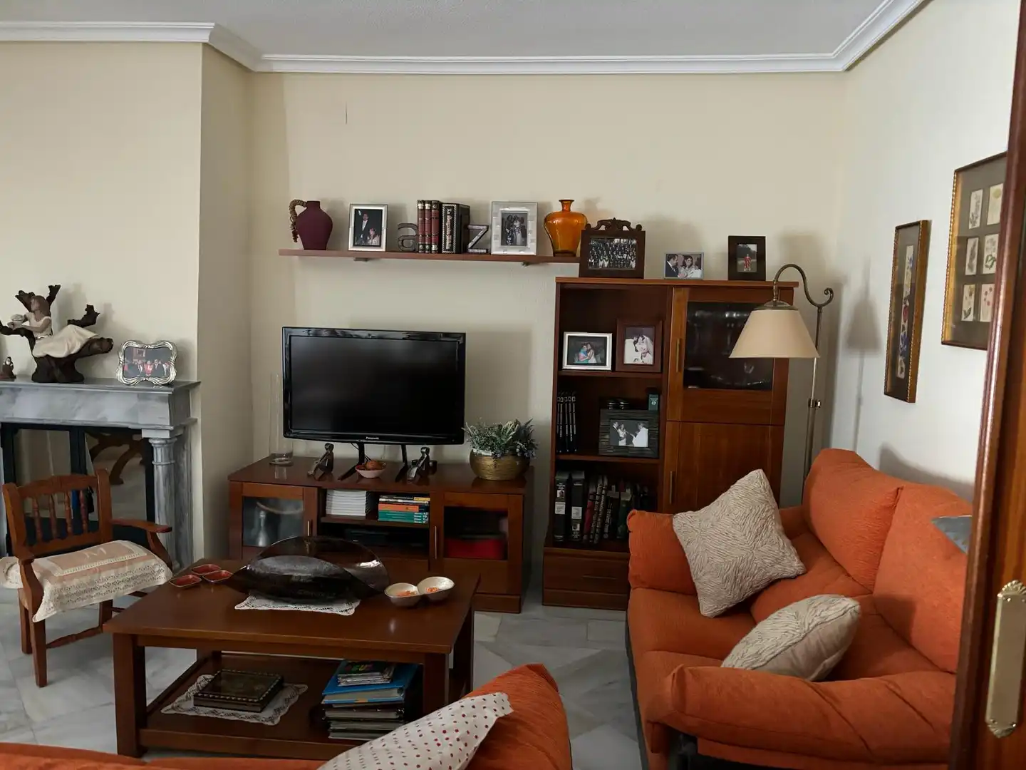 Living room of Detached homes for sale in Almodóvar del Campo  with Air Conditioner, Heating and Terrace