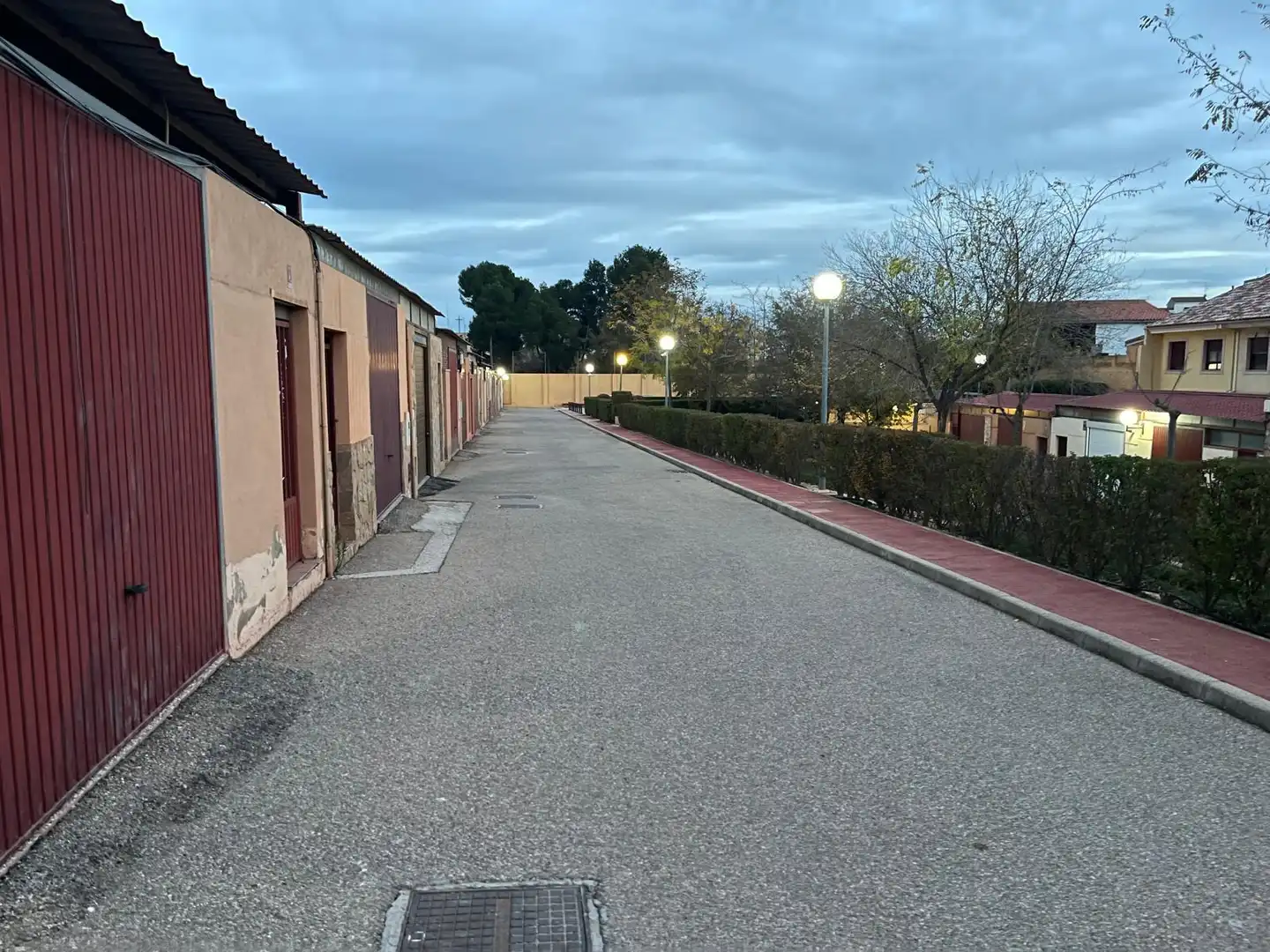 Vista exterior de Casa adosada en venda en Almansa amb Calefacció, Jardí privat i Terrassa