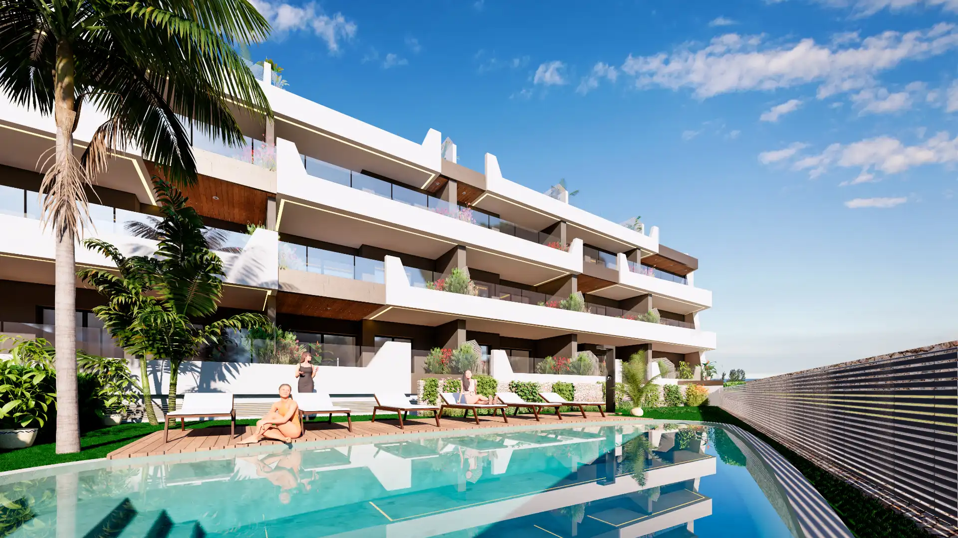 Appartamento con piscina in vendita a Benijófar