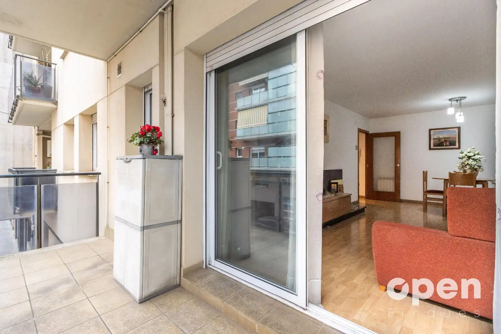 Balcony of Flat for sale in Terrassa  with Air Conditioner, Heating and Terrace