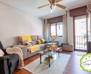 Living room of Flat for sale in Bilbao   with Heating, Private garden and Storage room
