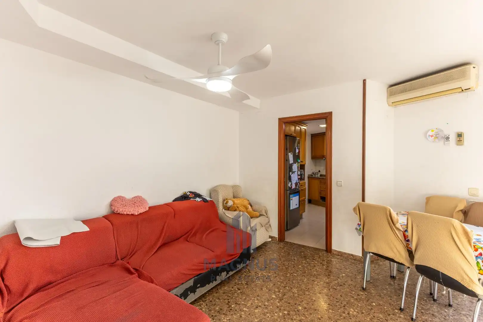 Sala de estar de Ático en venta en Aldaia con Aire acondicionado y Terraza