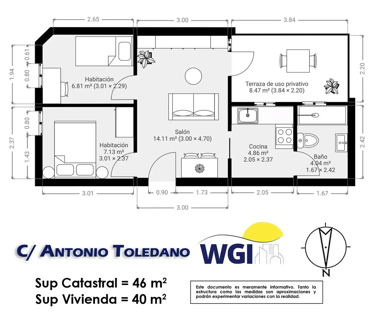 Wohnung zur Miete in Madrid mit Heizung
