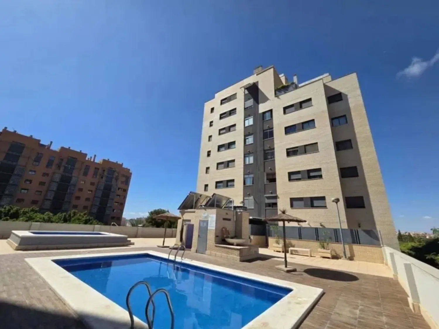 Swimming pool of Flat to rent in Alicante / Alacant  with Air Conditioner, Heating and Terrace