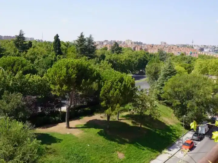 Vista exterior de Ático de alquiler en  Madrid Capital con Aire acondicionado y Piscina