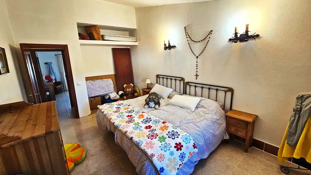 Dormitori de Casa o xalet en venda en Almonaster la Real amb Jardí privat, Terrassa i Traster