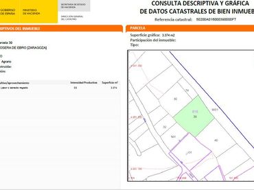 Terreno residencial en venta en Calle Zaragoza 8