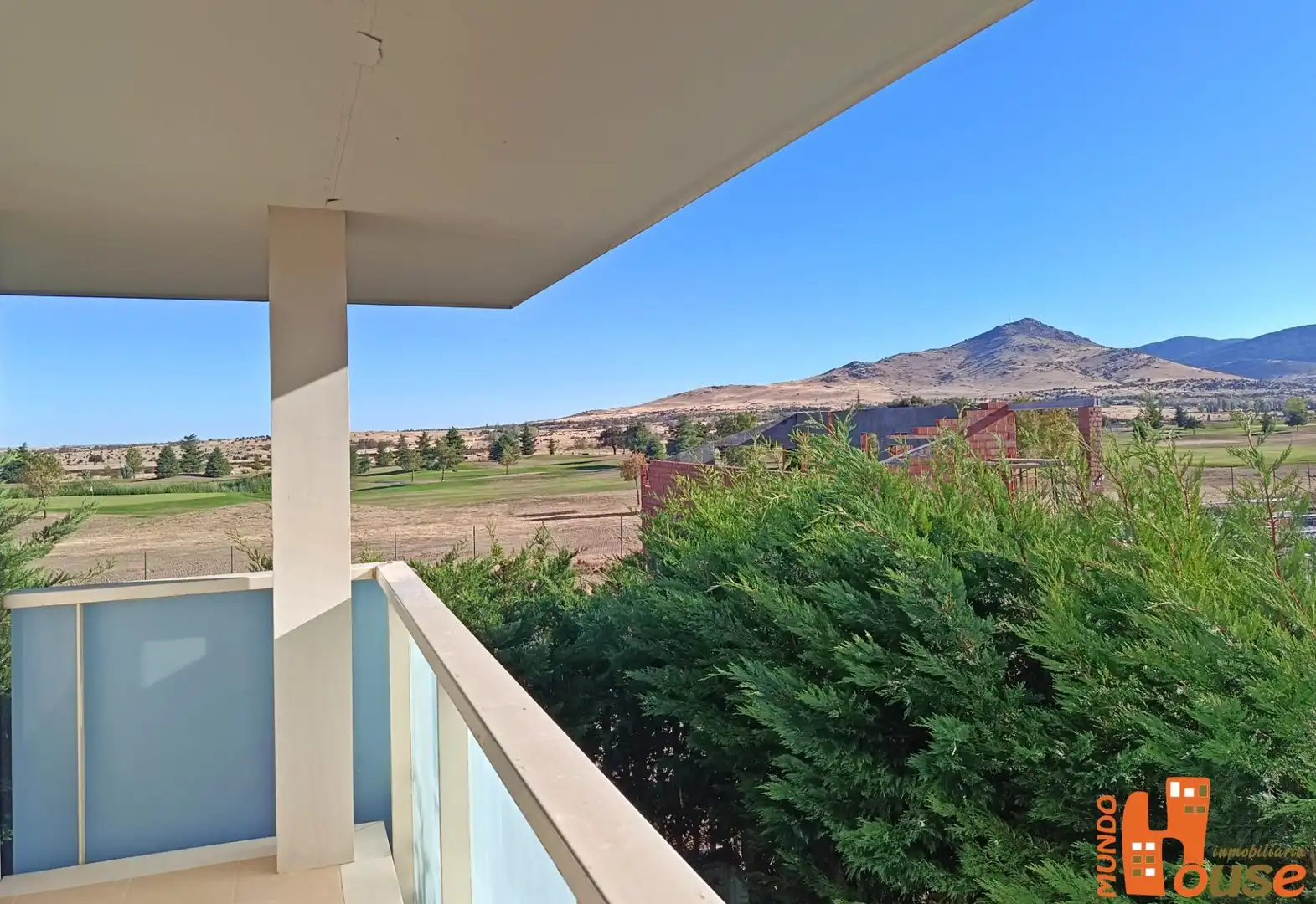 Terrasse von Wohnung zur Miete in Palazuelos de Eresma mit Klimaanlage, Heizung und Terrasse