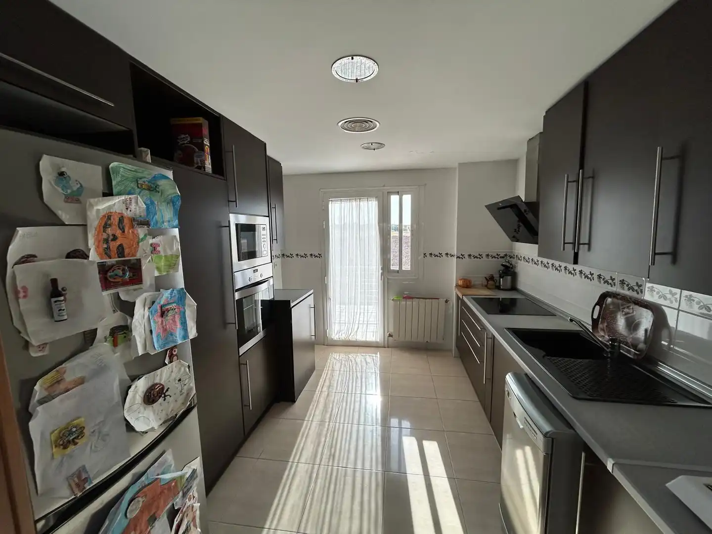 Cocina de Casa adosada en venta en Poblete con Aire acondicionado, Calefacción y Jardín privado