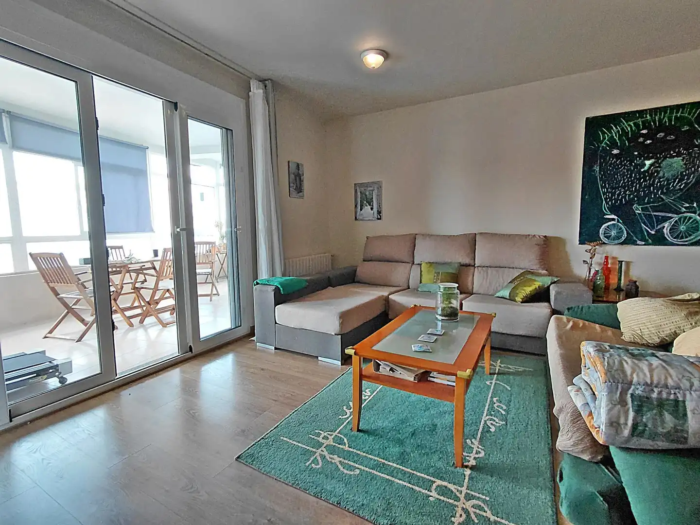 Sala d'estar de Casa o xalet en venda en Cambados amb Calefacció, Jardí privat i Terrassa