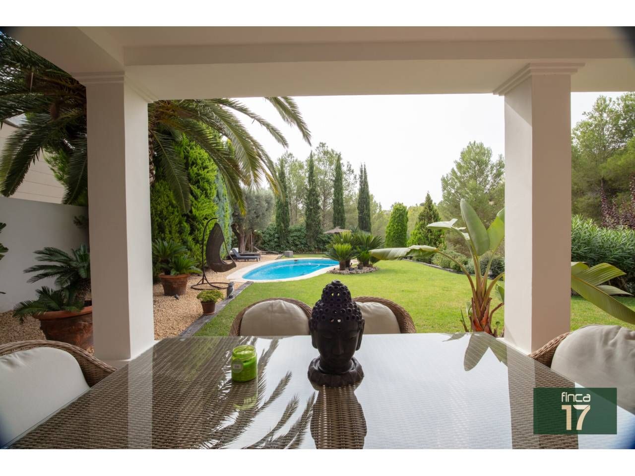 Jardí de Casa o xalet en venda en Petrer amb Jardí privat, Terrassa i Piscina