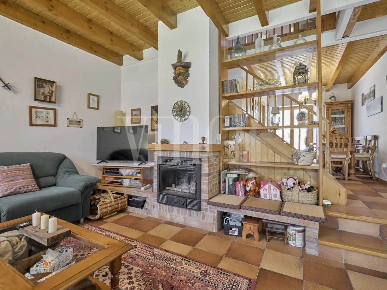 Living room of Detached homes for sale in Puigcerdà  with Heating, Parquet flooring and Terrace