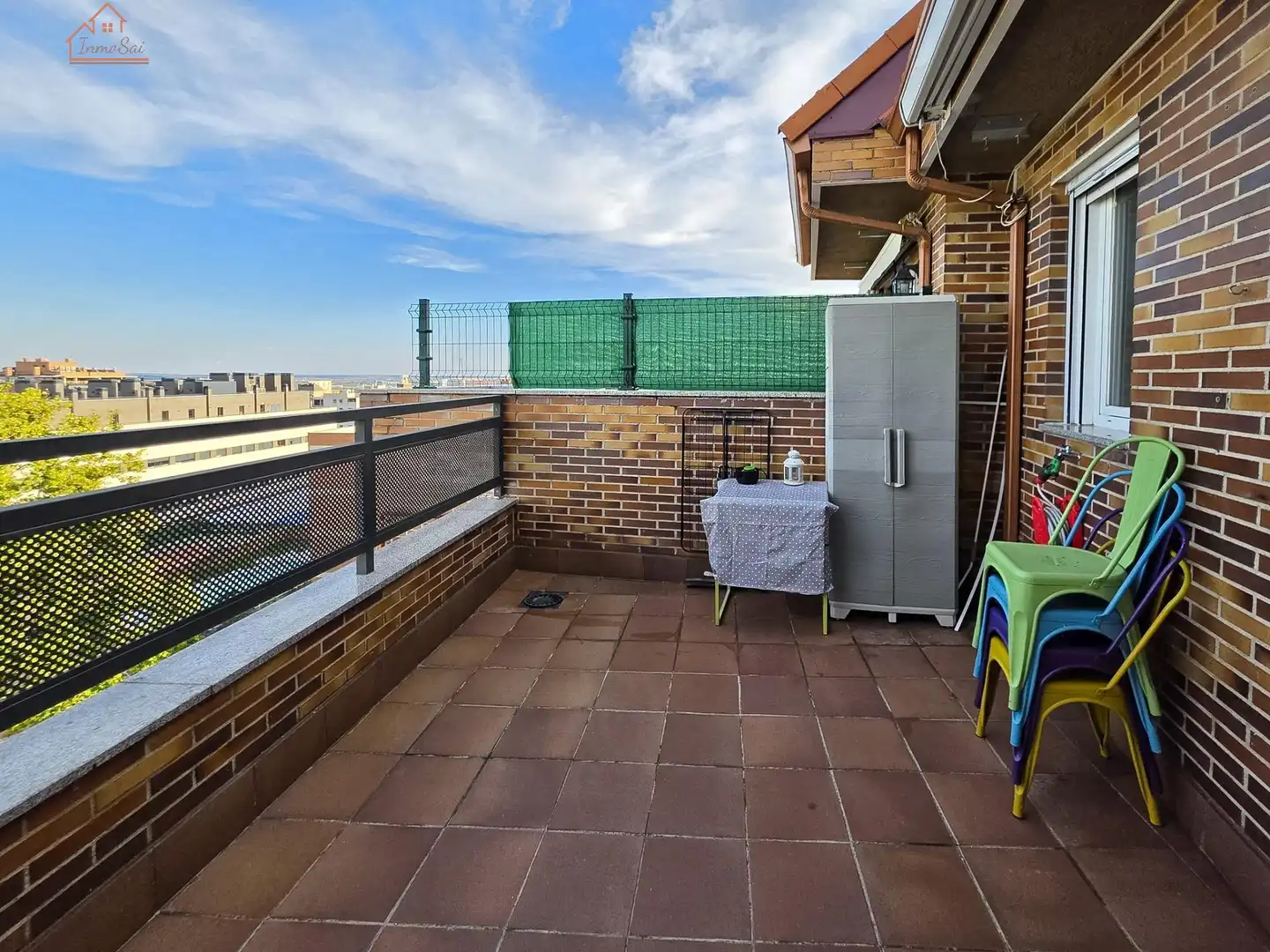 Terrasse von Dachboden zur Miete in Madrid mit Klimaanlage, Heizung und Terrasse