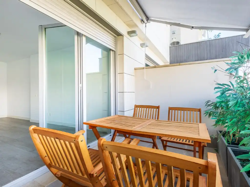 Terrace of Flat for rent in Madrid  with Air Conditioner, Private garden and Terrace