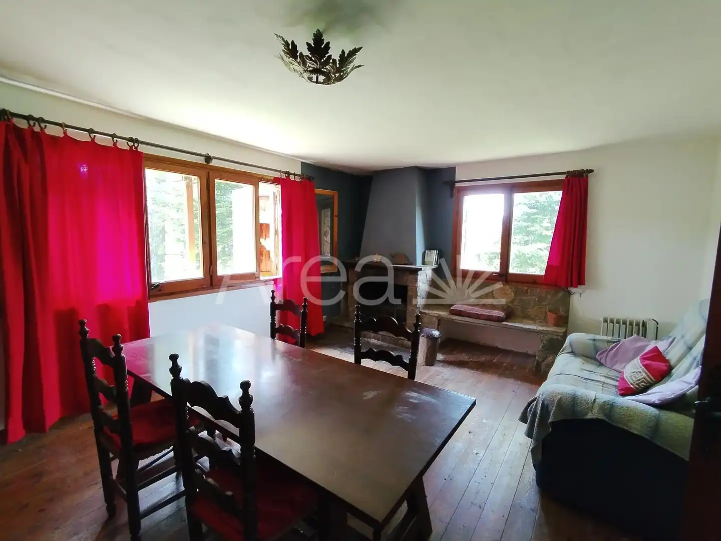 Sala de estar de Casa o chalet en venta en Campelles con Jardín privado, Terraza y Trastero
