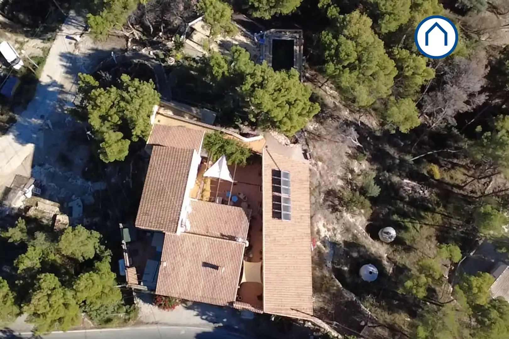Vista exterior de Finca rústica en venda en Alhama de Murcia amb Aire condicionat, Calefacció i Jardí privat
