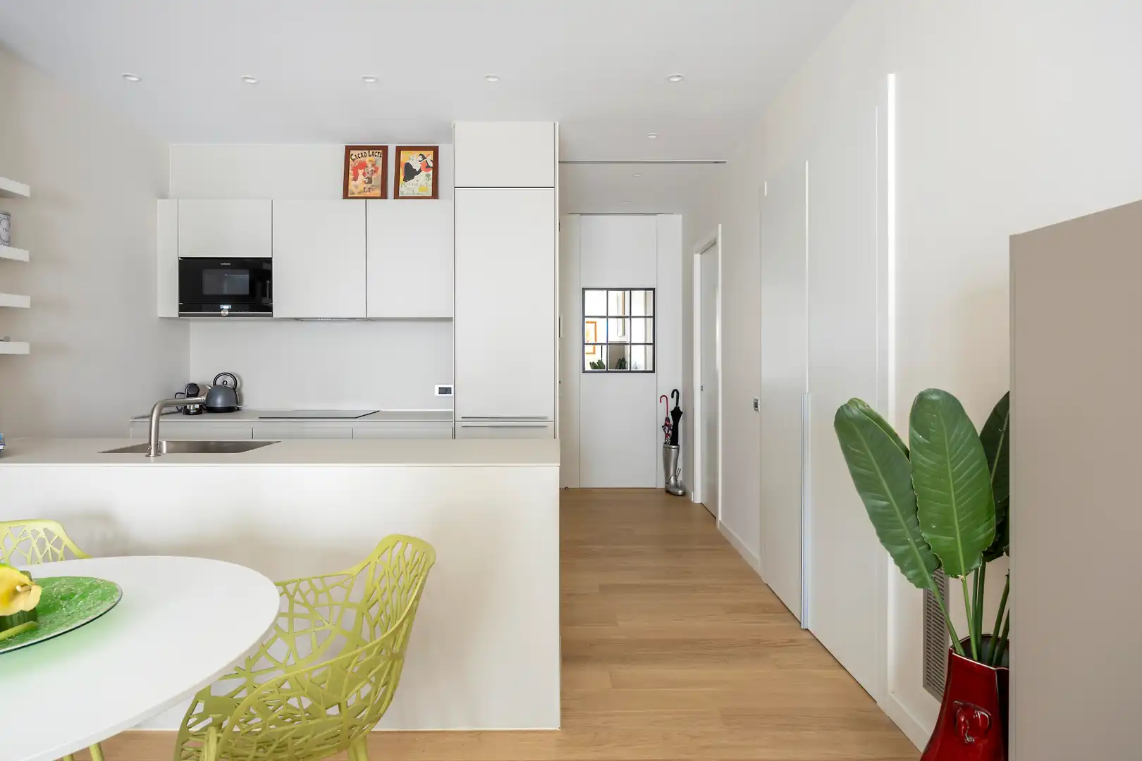 Cuina de Apartament de lloguer en Barcelona amb Aire condicionat, Calefacció i Parquet