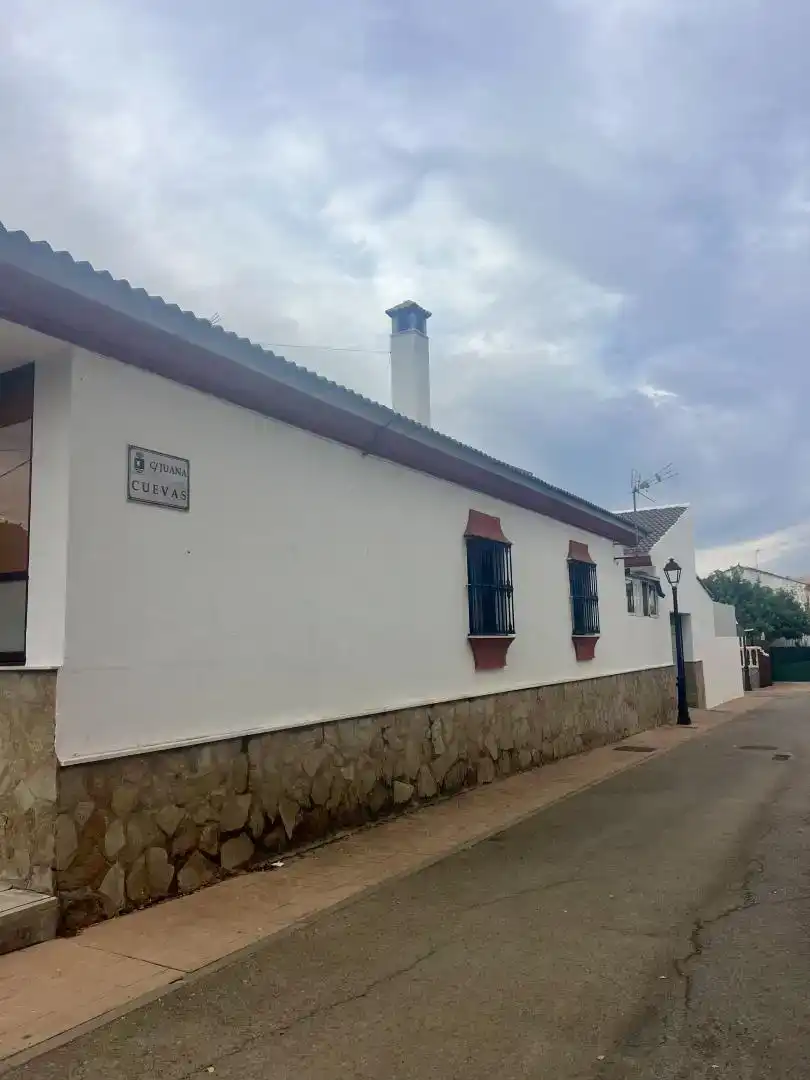 Vista exterior de Casa o chalet en venta en San José del Valle con Aire acondicionado, Jardín privado y Parquet
