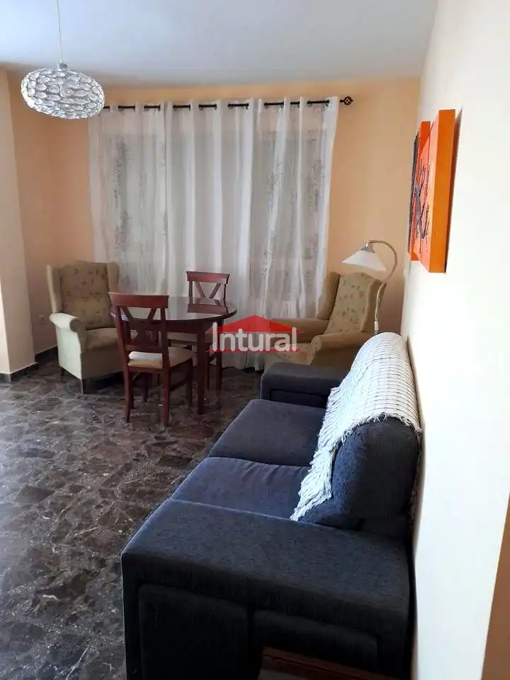 Sala de estar de Piso de alquiler en Albacete con Amueblado