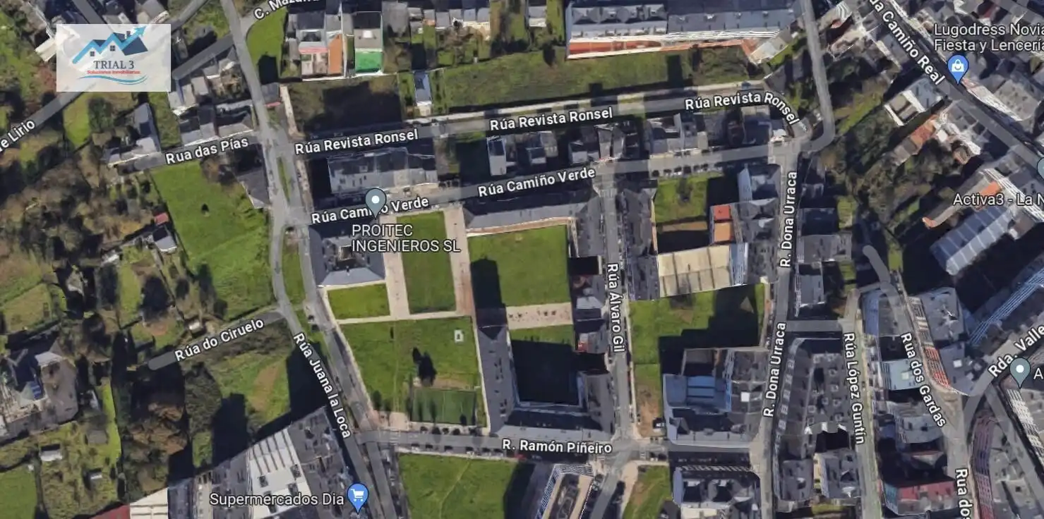 Vista exterior de Oficina en venta en Lugo