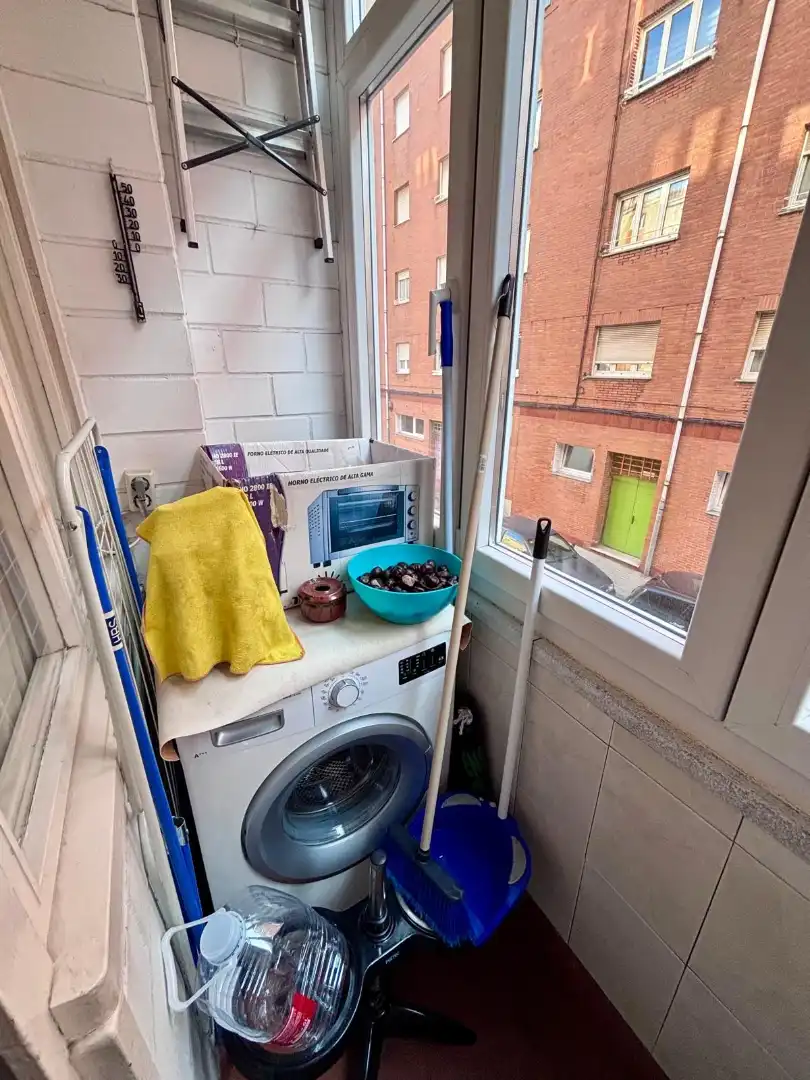 Terraza de Piso en venta en Gijón  con Calefacción, Parquet y Amueblado