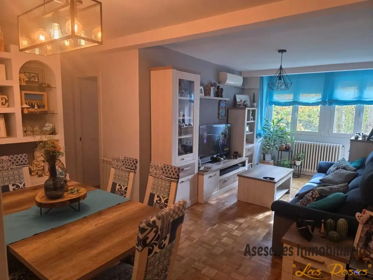 Wohnzimmer von Wohnung zum Verkauf in Madrid mit Klimaanlage, Heizung und Parkett