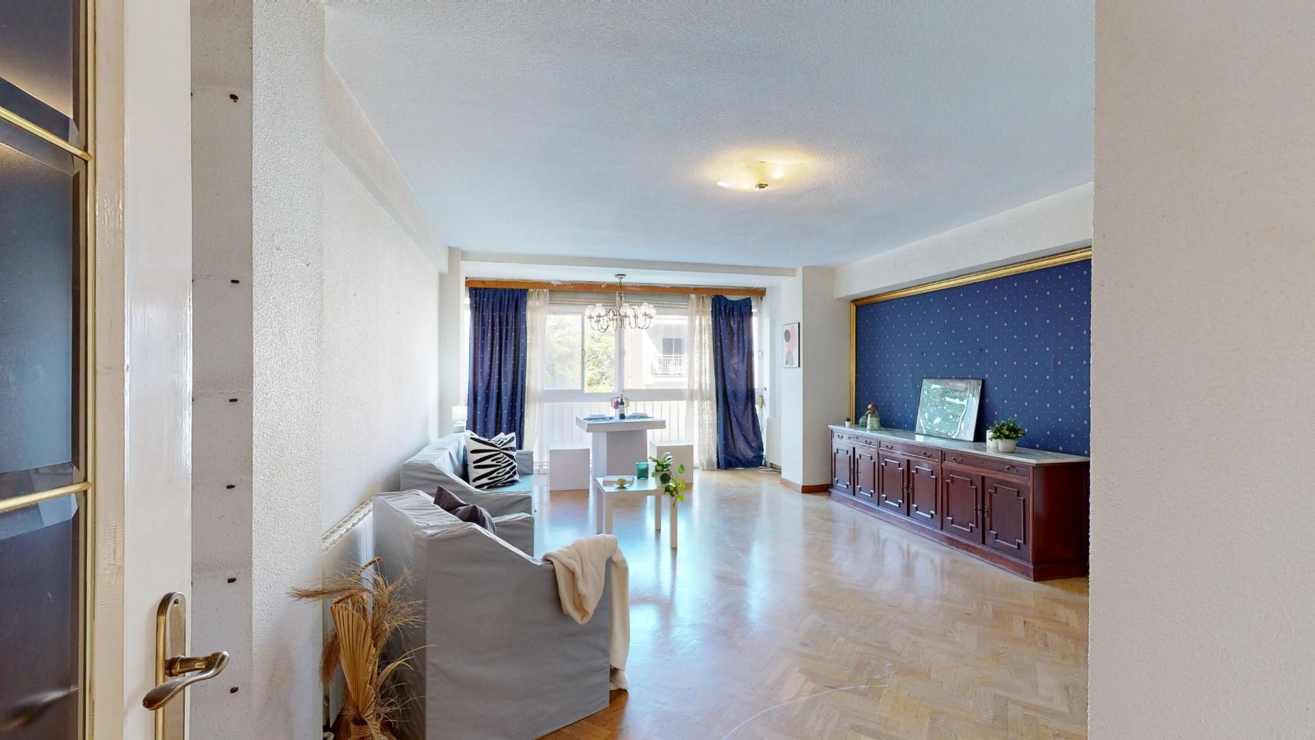 Sala d'estar de Pis en venda en Cartagena amb Calefacció, Jardí privat i Parquet