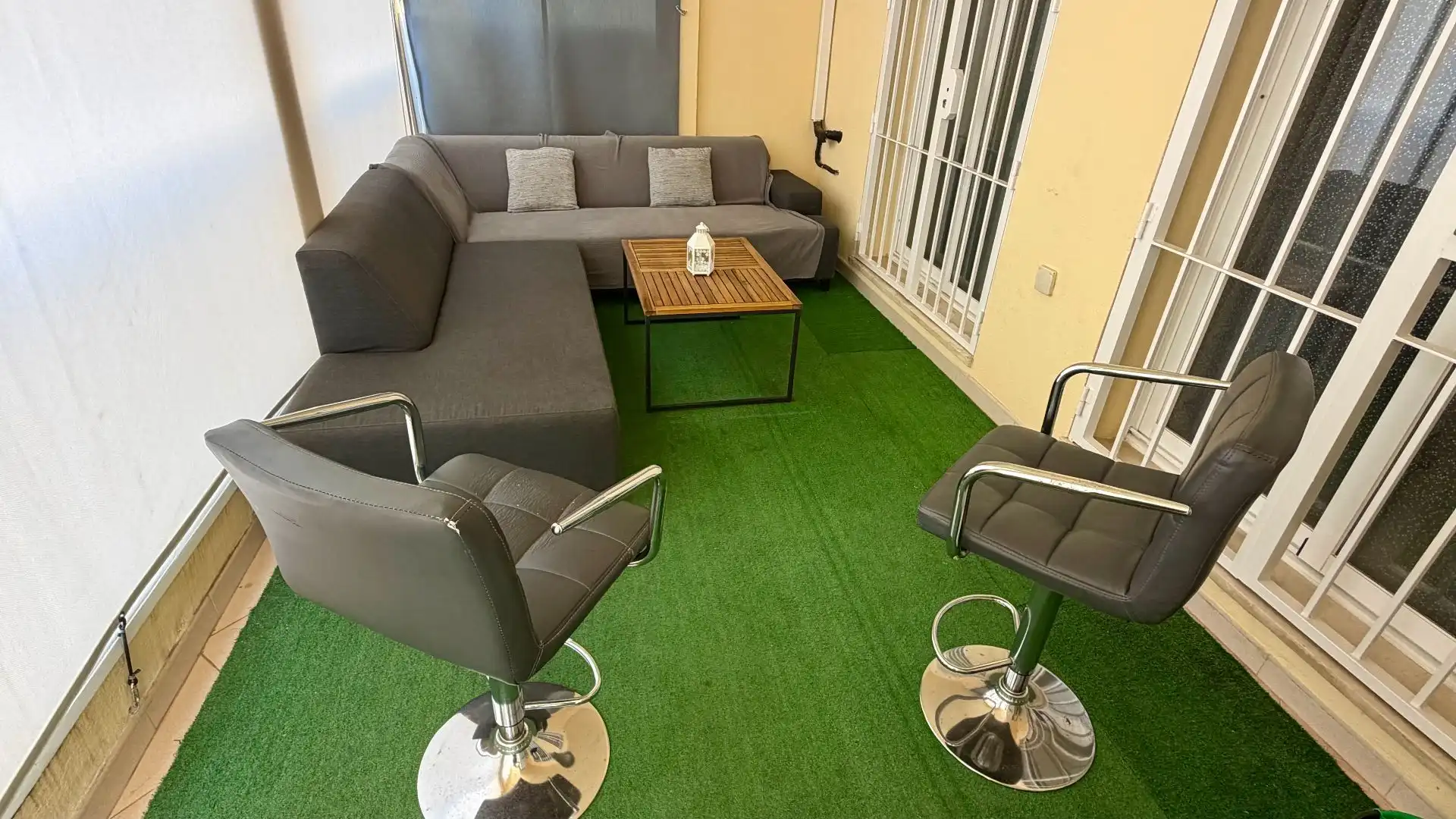 Terraza de Apartamento de alquiler en Benalmádena con Aire acondicionado, Calefacción y Terraza