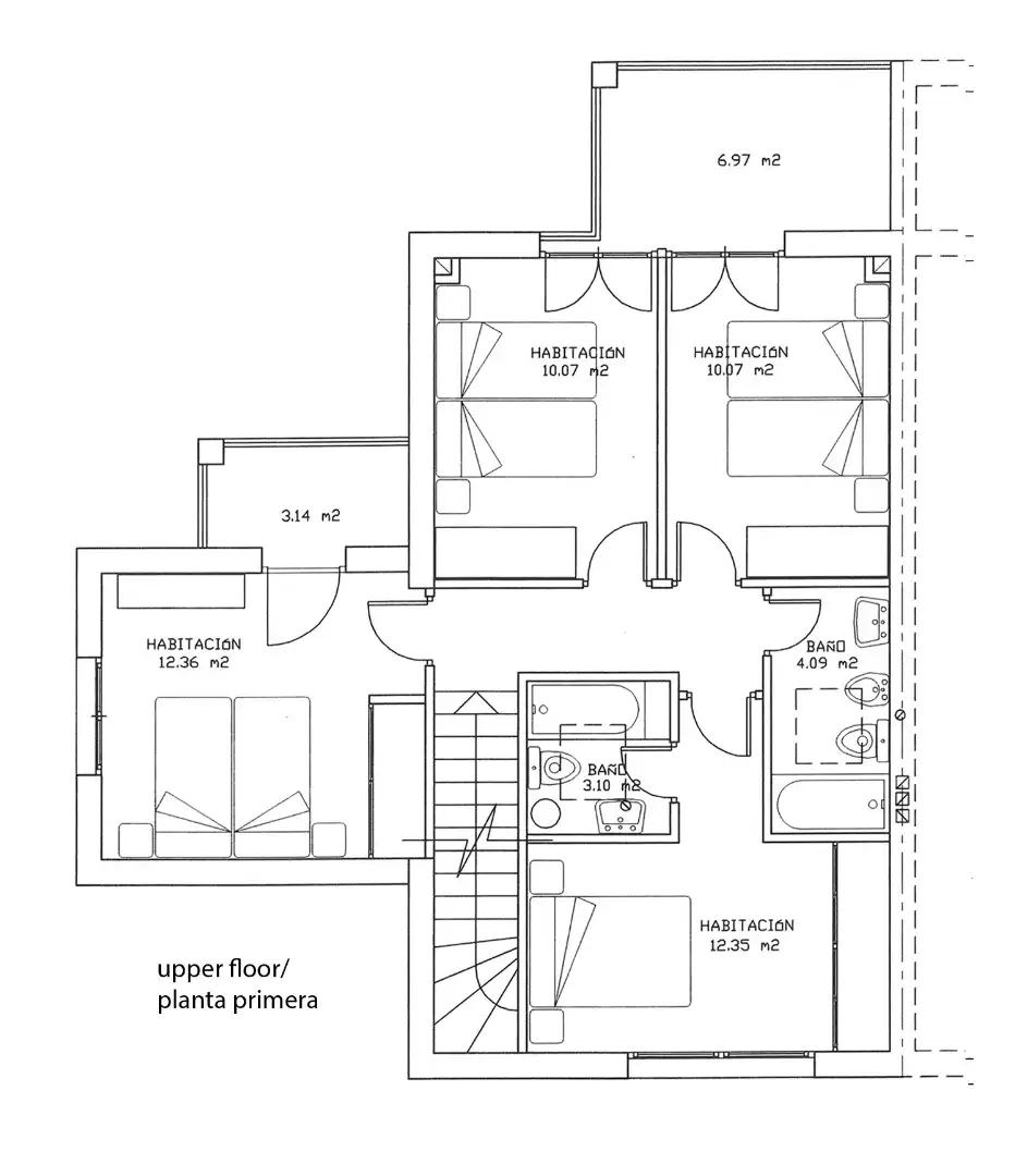 Semi-detached house with terrace for sale in Calle Peñalver Nº1, imagen 16