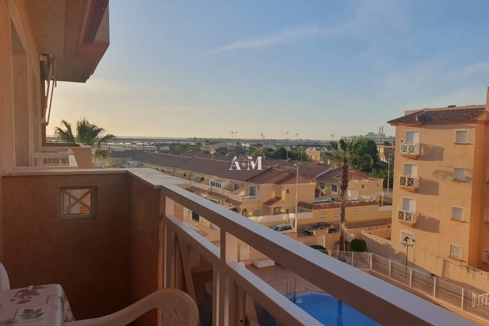 Terrasse von Wohnung zur Miete in San Pedro del Pinatar mit Klimaanlage, Heizung und Terrasse