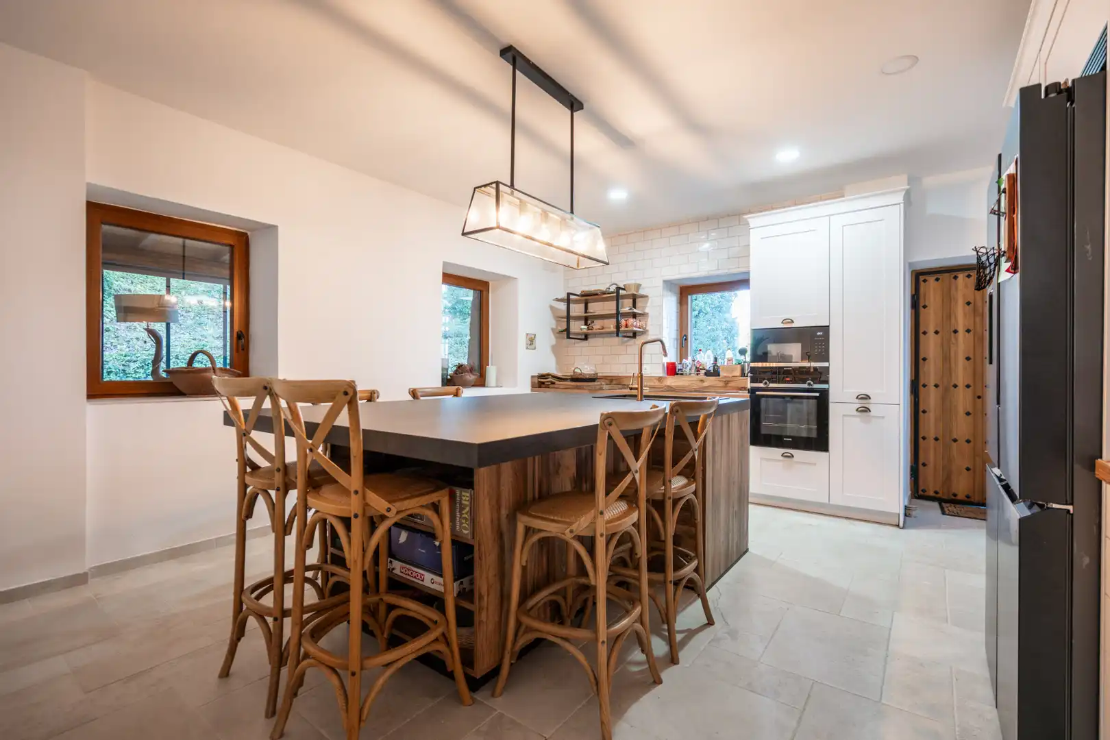 Cocina de Finca rústica en venta en Guadarrama con Aire acondicionado, Calefacción y Jardín privado