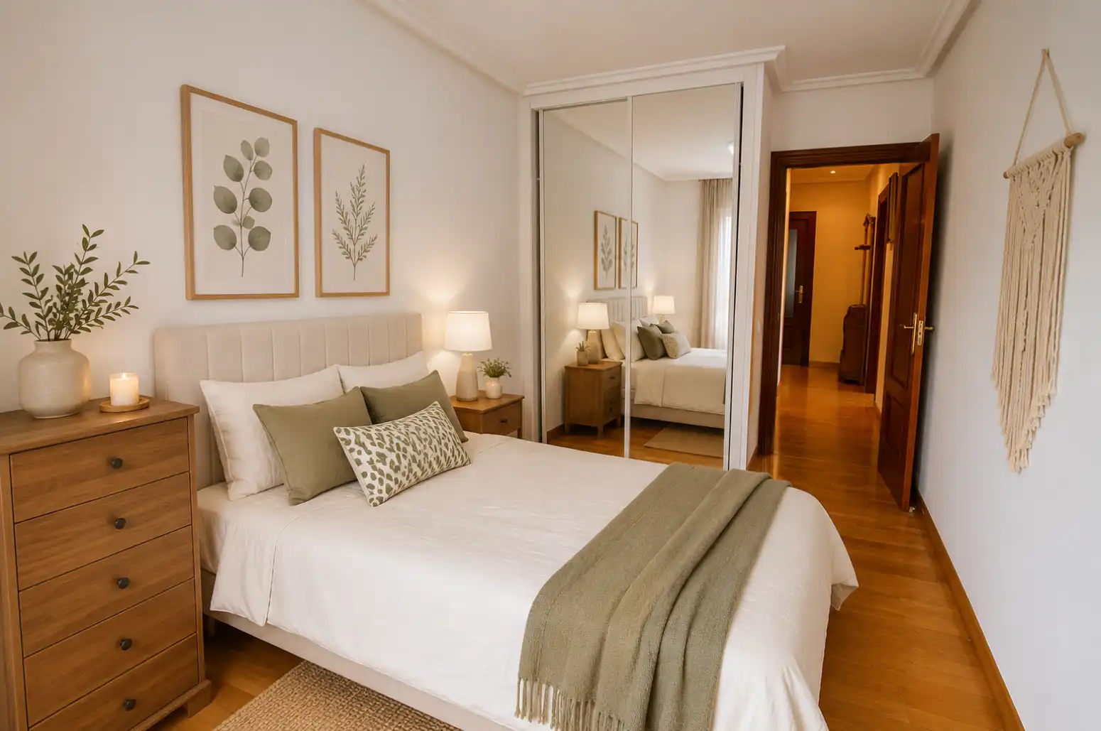 Bedroom of Flat for sale in Oviedo   with Heating, Parquet flooring and Terrace