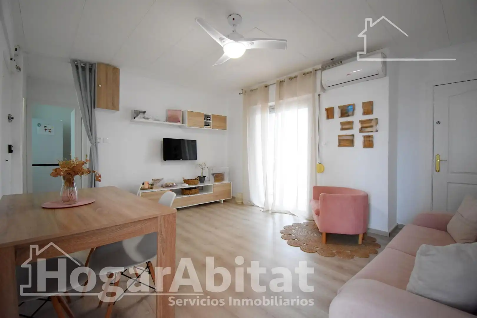 Living room of Attic for sale in Bellreguard  with Air Conditioner, Heating and Parquet flooring